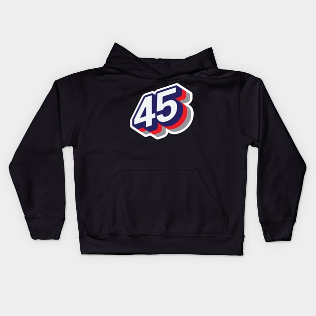 45 Kids Hoodie by MplusC